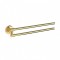 Gold Double Rotating Towel Holder