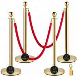 Hotel Brass Rope Barriers