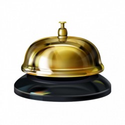 Brass Reception Bell